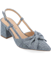 Journee Collection Tailynn Slingback Pump In Blue