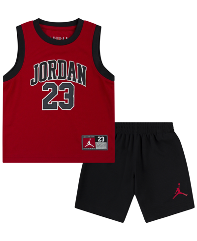 Jordan Kids' Toddler Boys 23 Jersey Set In Black