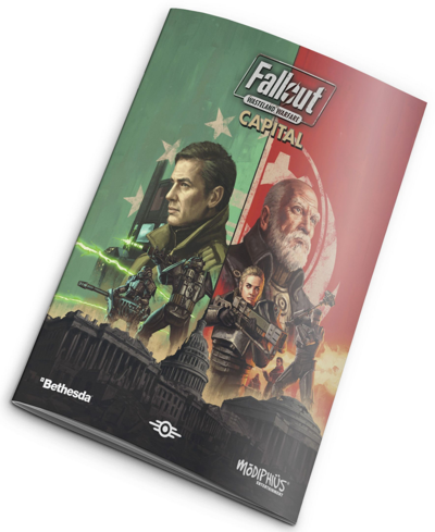 Modiphius Fallout Wasteland Warfare Capital Rules Expansion Rpg Book In Multi