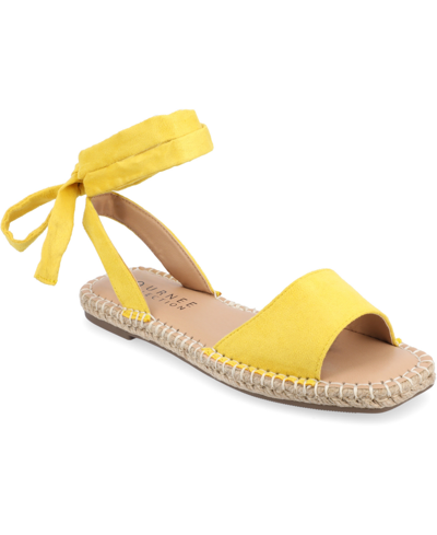 JOURNEE COLLECTION WOMEN'S EMELIE WIDE WIDTH ESPADRILLE SANDALS