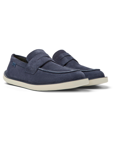 Camper Wagon  Shoes In Calfskin In Navy
