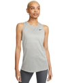Nike Women's Dri-fit Training Tank Top In Tumbled Grey