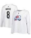 Profile Cale Makar White Colorado Avalanche Plus Size Name And Number Long Sleeve T-shirt In White