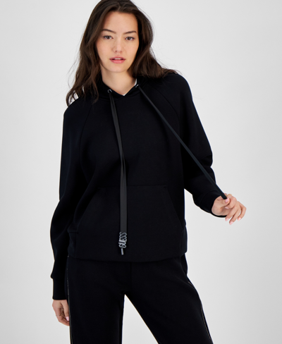 Guess Women's Rose Oversized Hoodie In Jet Black A