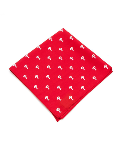 Eagles Wings Men's And Women's Philadelphia Phillies Kerchief Pocket Square In Red