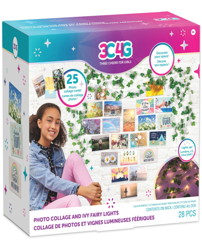 Three Cheers For Girls Photo Collage Ivy Fairy Lights In Multi