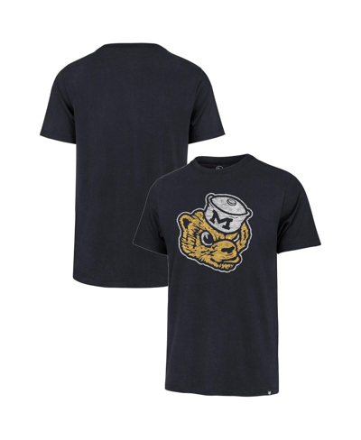47 Brand Men's '47 Navy Michigan Wolverines Premier Franklin T-shirt