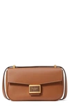 Kate Spade Katy Textured Leather Medium Convertible Shoulder Bag In All Spice Cake