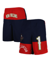 Outerstuff Youth Boys Zion Williamson Navy New Orleans Pelicans Pandemonium Name And Number Shorts In Navy