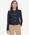 TOMMY HILFIGER WOMEN'S LONG-SLEEVE BUTTON-FRONT JACKET