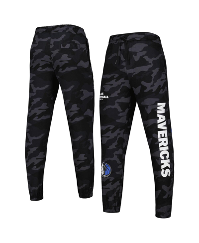 New Era Men's  Black, Camo Dallas Mavericks Tonal Joggers In Black,camo