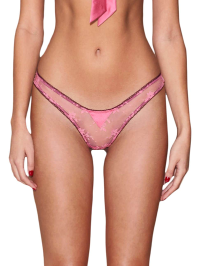 Fleur Du Mal Untie Me Cheeky In Pink