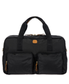 Bric's Milano X-bag Boarding Duffle Bag With Pockets In Black