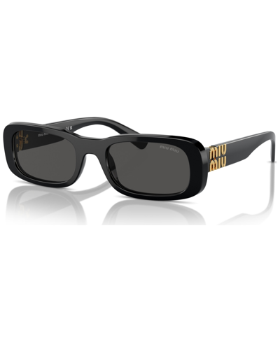 Miu Miu Women's Sunglasses Mu 08zs In Black