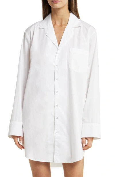 Skims White Button Pyjama Shirt