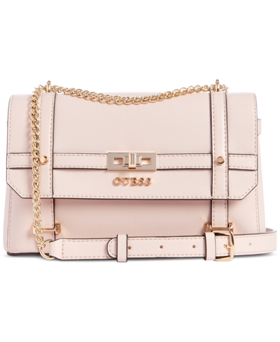Guess Emilee Small Convertible Crossbody In Light Rose
