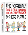 ALL THINGS EQUAL THE "OFFICIAL" FUN CHALLENGING BET-YOU-CAN'T-SOLVE-IT 9-PIECE PUZZLE