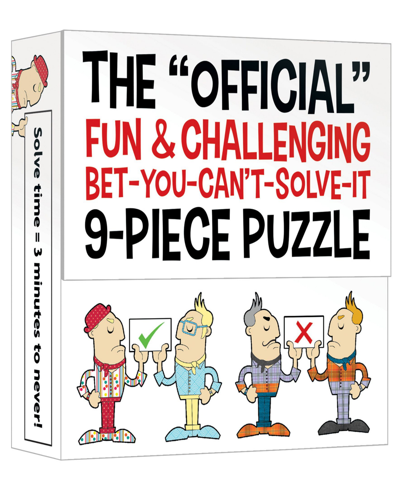 All Things Equal The "official" Fun Challenging Bet-you-can't-solve-it 9-piece Puzzle In Multi