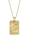 FOSSIL WOMEN'S DISNEY X FOSSIL SPECIAL EDITION GOLD-TONE STAINLESS STEEL PENDANT NECKLACE