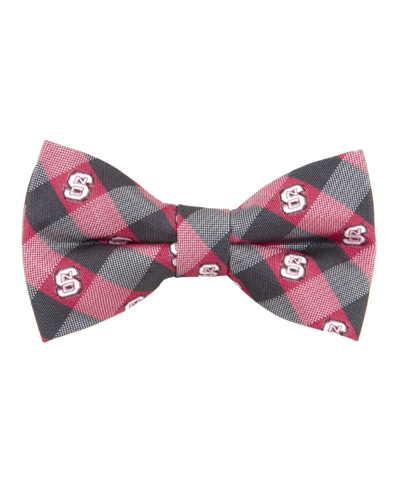 Eagles Wings Men's Red Nc State Wolfpack Check Bow Tie