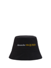 Alexander Mcqueen Mcqueen Logo Bucket Hat In Black