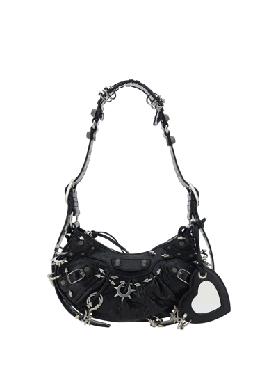 Balenciaga Le Cagole Shoulder Bag In Black