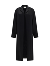 Loulou Studio Long Blouse In Black