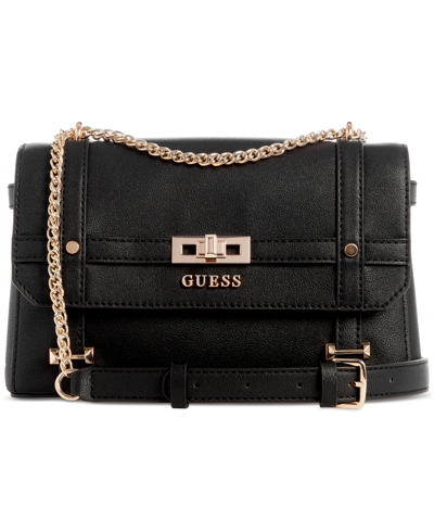 Guess Emilee Small Convertible Crossbody In Black