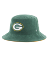 47 BRAND MEN'S '47 BRAND GREEN GREEN BAY PACKERS THICK CORD BUCKET HAT