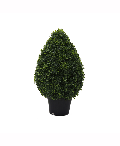 Vickerman 24" High X 15" Wide Boxwood Teardrop Shaped Bush Is Uv Resistant In No Color