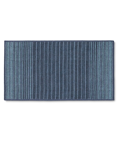 Town & Country Living Basics Layne Everwash 135034 1'8" X 2'11" Area Rug In Navy,blue