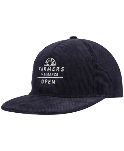 Ahead Men's  Navy Farmers Insurance Open Moby Snapback Hat