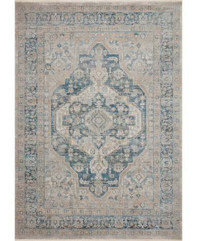 Magnolia Home By Joanna Gaines X Loloi Elise Eli-01 2'8" X 7'6" Runner Area Rug In Neutral