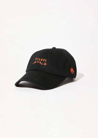 Afends Six Panel Cap In Black