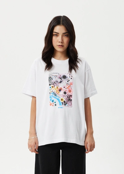 Afends Oversized Tee In White