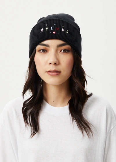 Afends Knit Beanie In Black