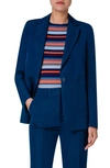 AKRIS PUNTO AKRIS PUNTO NOTCHED LAPEL ONE-BUTTON BLAZER