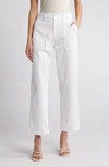 Ag Analeigh High Rise Straight Leg Jeans In Cloud White In Cloud White