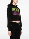 Versace Jeans Couture 76dp313 C Upside Down C Sweatshirts In Black