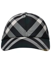 BURBERRY BURBERRY GREEN COTTON HAT