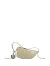 Burberry Light Green Shield Mini Shoulder Bag In Hunter