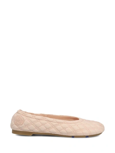 Burberry Flat Shoes In Baby Neon