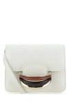Chloé Chloe Women Ivory Leather Kattie Clutch In 101