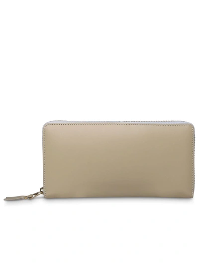Comme Des Garçons Ivory Leather Wallet In Avorio