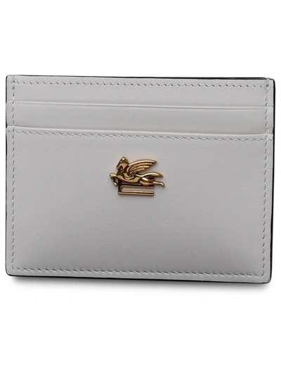 Etro Small Card Holder In White