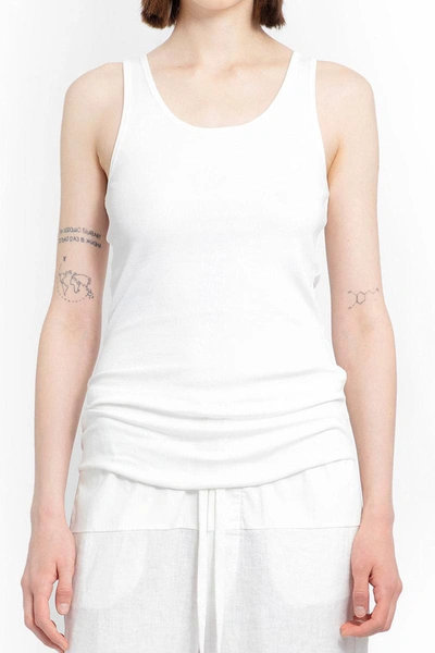 Thom Krom Tank Tops In Off-white