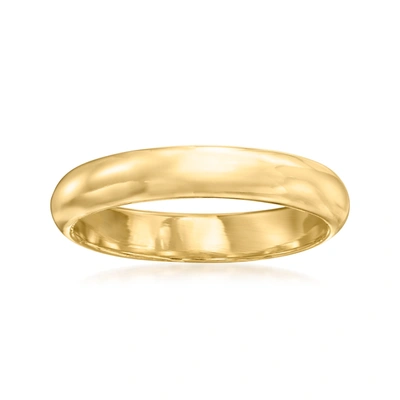 ROSS-SIMONS 4MM 18KT YELLOW GOLD DOMED RING