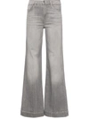 7 For All Mankind Modern Dojo High-rise Flared Jeans In Grey