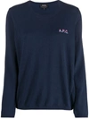 Apc Pullover A.p.c. Damen Farbe Blau In Blue