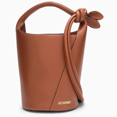 Jacquemus Handbags. In Brown